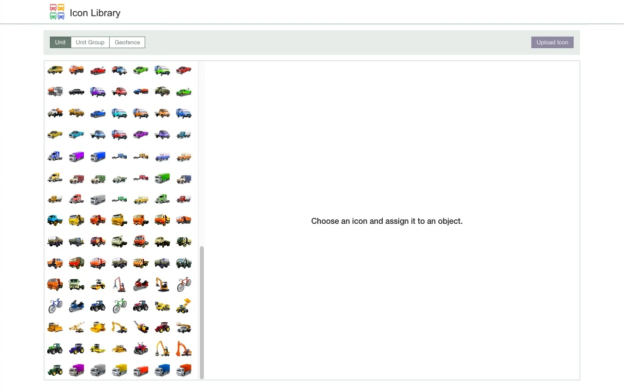 Ikonbibliotek · Upload egne ikoner