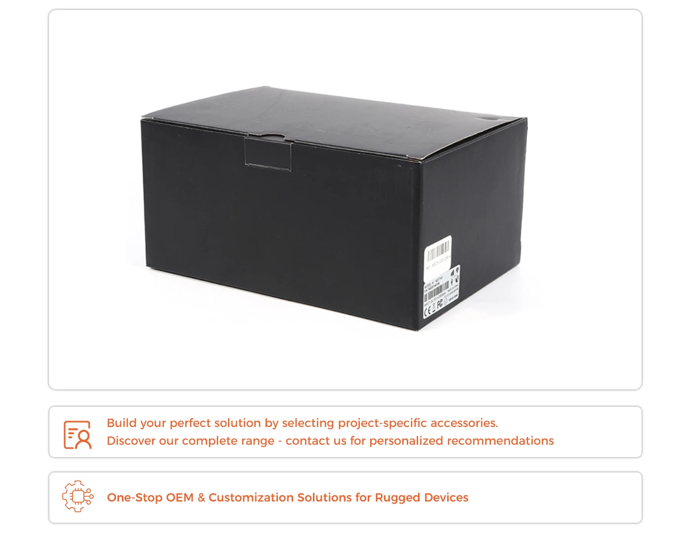 MDT665 with optional 1D/2D barcode scanner and NFC reader for field data capture