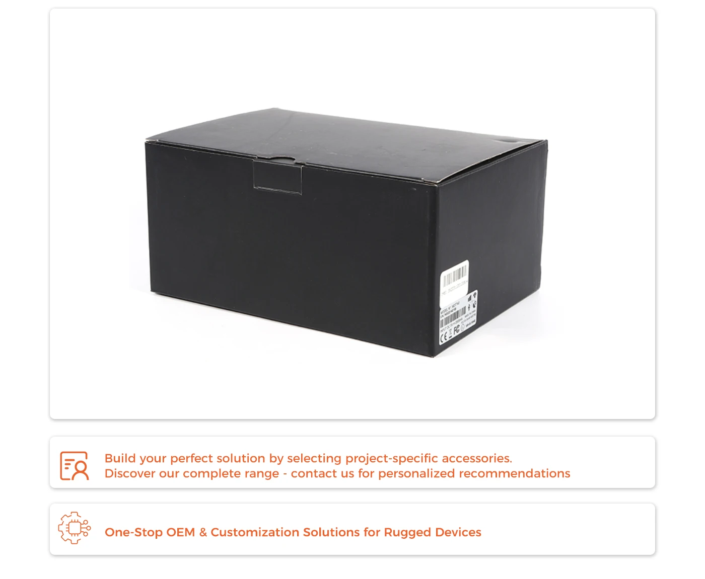 MDT864 NFC reader and barcode scanner docking options