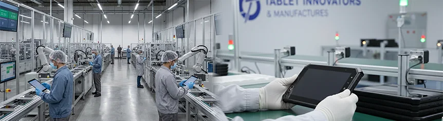 Industrial Tablet OEM and ODM Customization Process - hardware customization, software configuration, branding and ODM, and certification support for custom rugged Android tablets