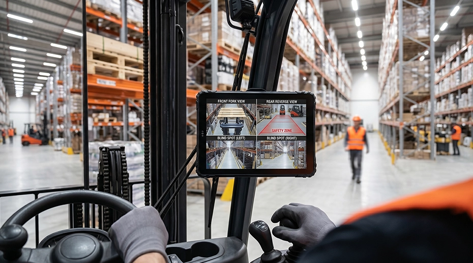 Forklift Tablet Solutions | OEM Rugged Android Tablets for Warehouse Vehicles