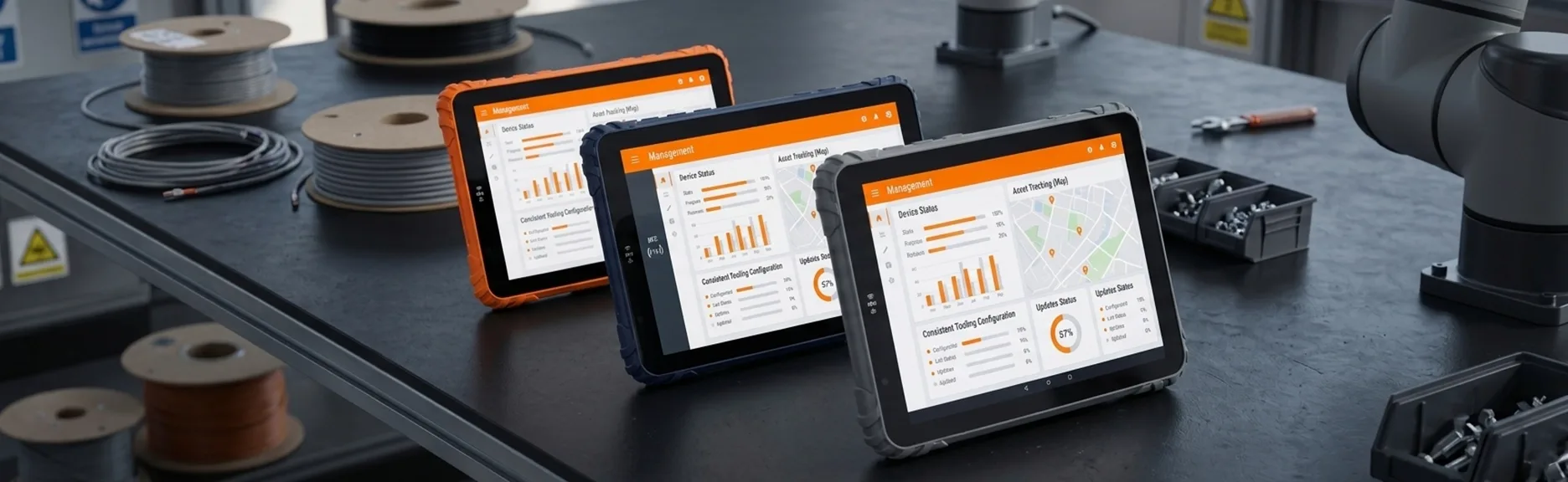 OEM integration layers for vehicle mount tablet