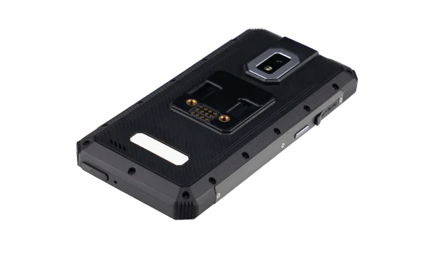 MDT680 back view with 40MP camera, integrated 1D/2D scanner
